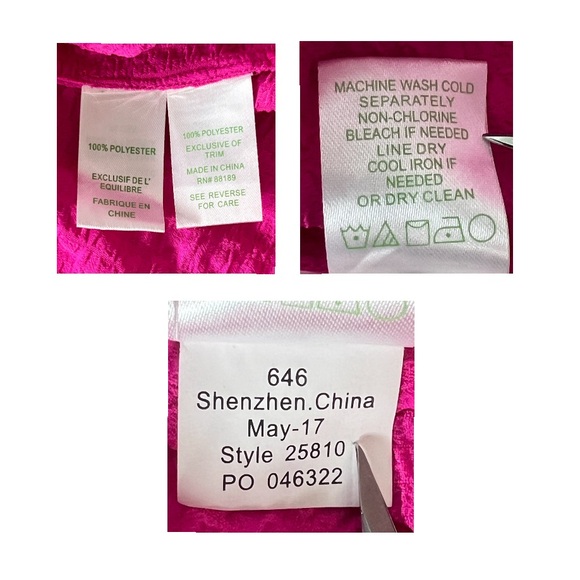 Lilly Pulitzer Neem Berry Sangria Strappy Fringe Textured Tank Top Blouse L EUC! - Picture 15 of 15